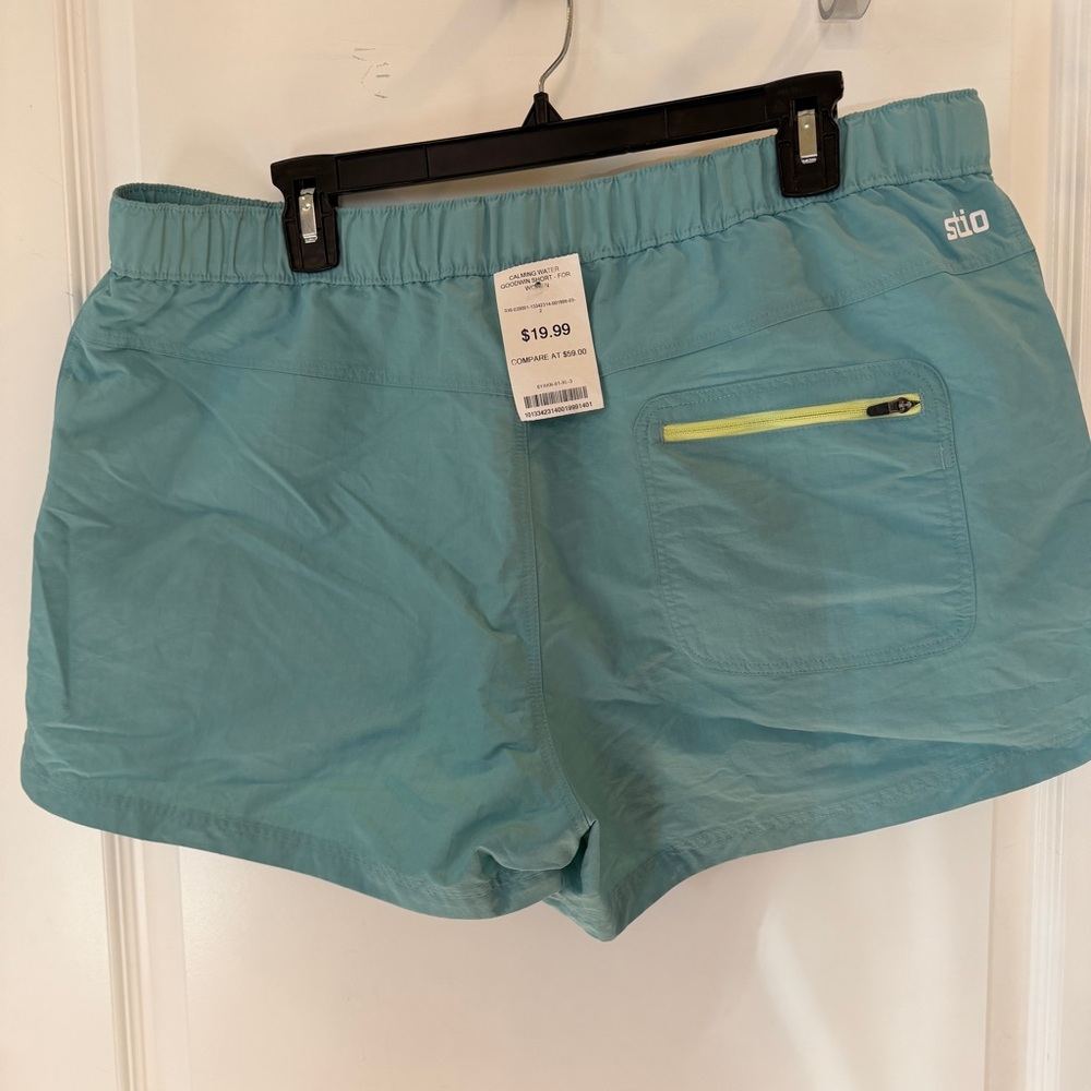 Stio NEW!! Womens XL 3” Calming water Goodwin Short $59 Retail - Picture 8 of 12
